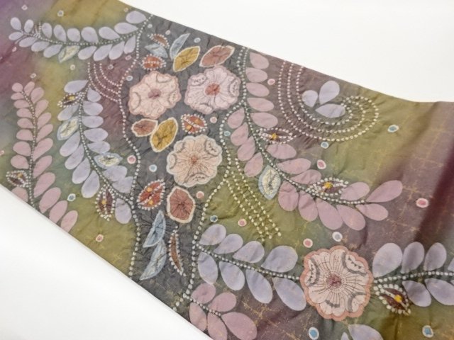 JAPANESE KIMONO / FUKURO OBI / MATELASS / TSUJIGAHANA / ARTIST WORK 